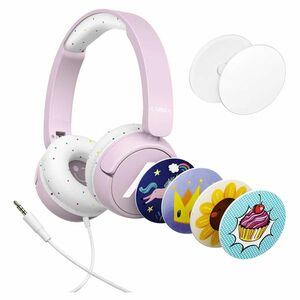 LAMAX Sound kid1 pink dětská sluchátka obraz