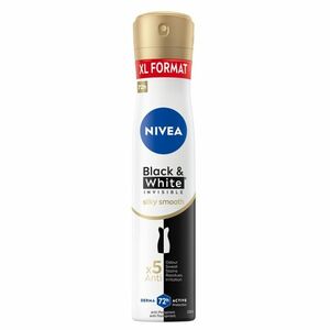 NIVEA Black&White Invisible Silky Smooth Antiperspirant sprej 200 ml obraz