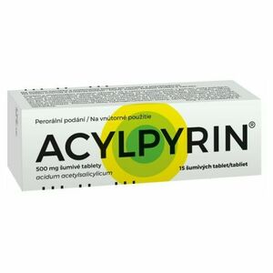 ACYLPYRIN Šumivé tablety 500 mg 15 tablet obraz