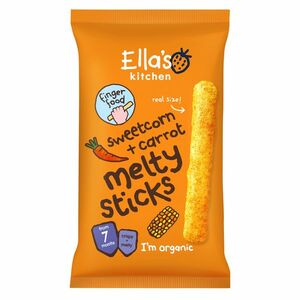 ELLA'S KITCHEN Křupavé tyčky s kukuřicí a mrkví BIO 16 g obraz