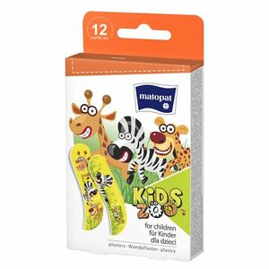 MATOPAT Kids ZOO náplast 19 x 76 mm 12 kusů obraz