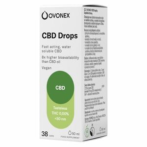 OVONEX AquaHEMP CBD 100 kapky 50 ml obraz