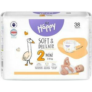 BELLA Baby Happy Soft&Delicate Mini (3-6 kg), 38 ks obraz
