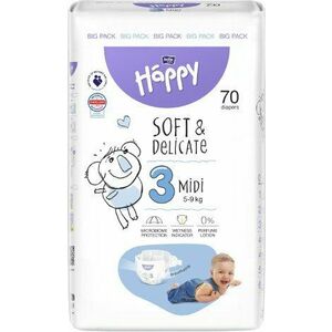 BELLA Baby HAPPY Soft&Delicate Midi 70 ks obraz