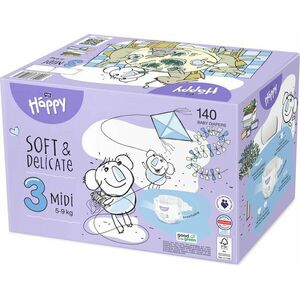 BELLA Baby HAPPY Soft&Delicate Midi Box 2 x 70 ks obraz