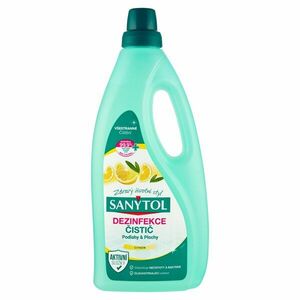 SANYTOL Dezinfekce čistič podlahy a plochy citrón a olivové lístky 1000 ml obraz