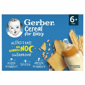 GERBER Cereal mlíčko s kaší sušenkové 2 x 200 ml obraz