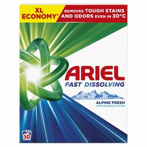 ARIEL Prací prášek, Alpine Fresh, 50 praní, 2.75 kg obraz