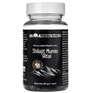 PHARMA ACTIV Shilajit Mumio Altai 60 kapslí obraz