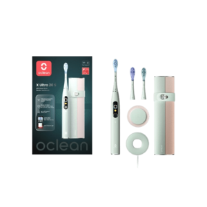 OCLEAN X Ultra 20 S Green pouzdro a sonický kartáček, zelený obraz