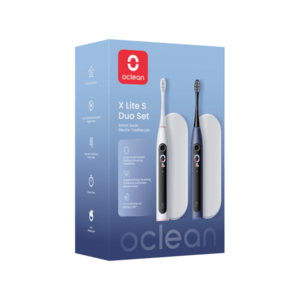 OCLEAN X Lite S DUO Set, Dark Blue + Grey, sonické kartáčky 2 ks obraz