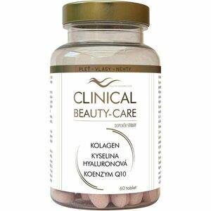 CLINICAL Beauty care kolagen + kyselina hyaluronová + koenzym q10 60 tablet obraz