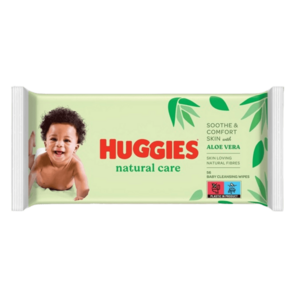 HUGGIES® Natural Care single vlhčené ubrousky 56 ks obraz