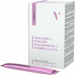 CLINICAL Collagen + Kyselina Hyaluronová + Vitamín C & Q10, 30 sáčků obraz