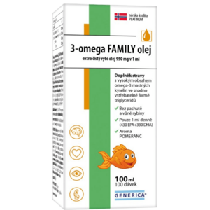 GENERICA 3-omega FAMILY olej 100 ml obraz