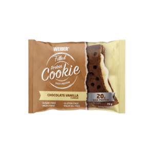 WEIDER Filled Protein Cookie High Protein, proteinový koláček s náplní, Chocolate-Vanilla 70 g obraz