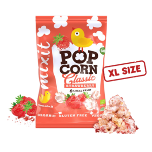 MIXIT Velký BIO popcorn - Jahoda 75 g obraz