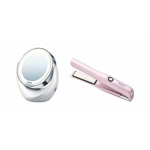 BEURER Set kosmetického zrcátka BS49 a HS20 obraz