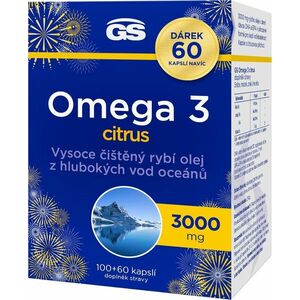 GS Omega 3 citrus, 100+60 kapslí NAVÍC obraz