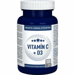 CLINICAL NUTRICOSMETICS Vitamin C + D3 100 kapslí obraz