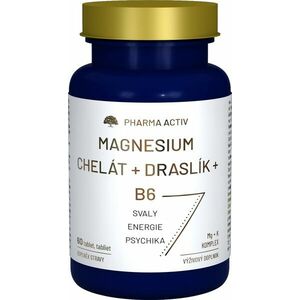 PHARMA ACTIV Magnesium Chelát + Draslík + B6 60 tablet obraz