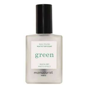 MANUCURIST - Zelená – Top Coat Mat obraz