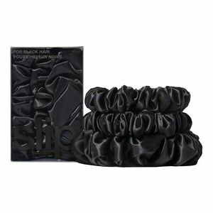 SLIP - Back to basics – Gumičky z čistého hedvábí, černá obraz