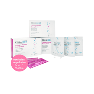 COLLAMEDIC cenově výhodná sada 3x Collagen Beauty Drink + Vitamín C ZDARMA obraz