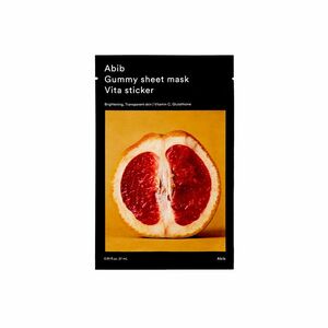 Abib Rozjasňující plátýnková maska Vita Sticker (Gummy Sheet Mask) 27 ml obraz
