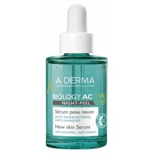 A-DERMA Noční peelingové sérum Biology AC Night-Peel (New Skin Serum) 30 ml obraz
