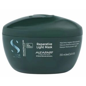 Alfaparf Milano Intenzivní maska pro jemné a poškozené vlasy Semi Di Lino Reconstruction (Reparative Light Mask) 200 ml obraz
