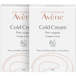 Avène Sada tuhých mýdel na obličej a tělo pro suchou citlivou pokožku Cold Cream 2 x 100 g obraz