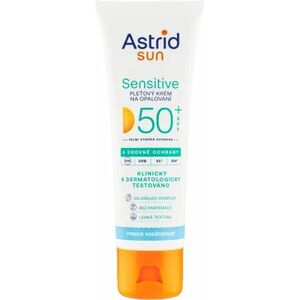 Astrid Pleťový krém na opalování Sensitive SPF 50+ 50 ml obraz