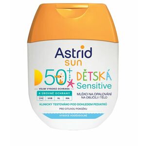 Astrid Dětské mléko na opalování Sensitive SPF 50+ 60 ml obraz