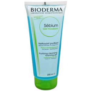 Bioderma Čisticí pěnivý gel pro smíšenou až mastnou pleť Sébium Gel Moussant (Purifying And Foaming Gel) 200 ml obraz