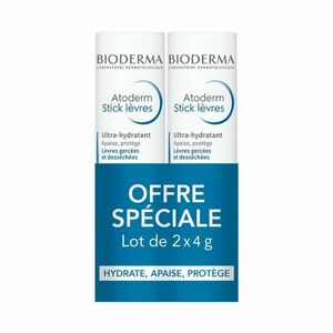 Bioderma Sada péče na suché a popraskané rty Atoderm 2 x 4 g obraz