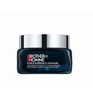 Biotherm Noční pleťová maska s anti-age účinkem Force Supreme (Black Mask) 50 ml obraz