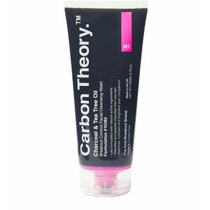 Carbon Theory Čisticí pleťový gel Charcoal & Tea Tree Oil Breakout Control (Facial Cleansing Wash) 200 ml obraz