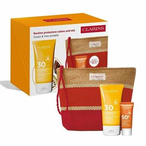 Clarins Dárková sada Anti-Aging Sun Protection Routine Kit obraz