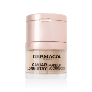 Dermacol Dlouhotrvající make-up s výtažky z kaviáru a zdokonalovací korektor (Caviar Long Stay Make-Up & Corrector) 30 ml 2 Fair obraz