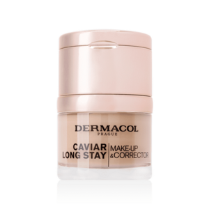 Dermacol Dlouhotrvající make-up s výtažky z kaviáru a zdokonalovací korektor (Caviar Long Stay Make-Up & Corrector) 30 ml 4 Tan obraz