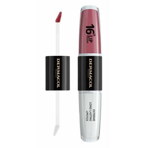 Dermacol Dlouhotrvající dvoufázová barva na rty a lesk 16H Lip Colour (Extreme Long-Lasting Lipstick) 4 + 4 ml 13 obraz