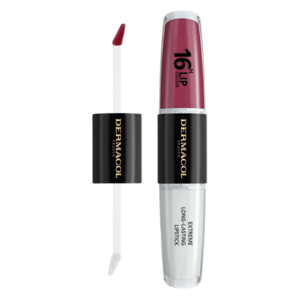 Dermacol Dlouhotrvající dvoufázová barva na rty a lesk 16H Lip Colour (Extreme Long-Lasting Lipstick) 4 + 4 ml 22 obraz