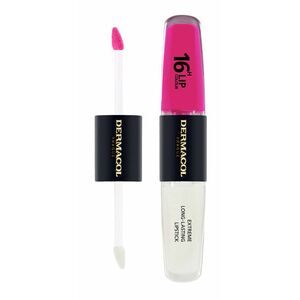 Dermacol Dlouhotrvající dvoufázová barva na rty a lesk 16H Lip Colour (Extreme Long-Lasting Lipstick) 4 + 4 ml 8 obraz