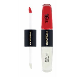 Dermacol Dlouhotrvající dvoufázová barva na rty a lesk 16H Lip Colour (Extreme Long-Lasting Lipstick) 4 + 4 ml 34 obraz