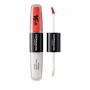 Dermacol Dlouhotrvající dvoufázová barva na rty a lesk 16H Lip Colour (Extreme Long-Lasting Lipstick) 4 + 4 ml 37 obraz