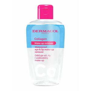 Dermacol Dvoufázový odličovač voděodolného make-upu Collagen (Waterproof Eye & Lip Make-up Remover) 150 ml obraz