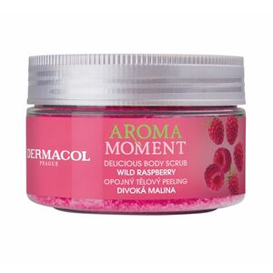 Dermacol Opojný tělový peeling Aroma Moment Divoká malina (Delicious Body Scrub) 200 g obraz