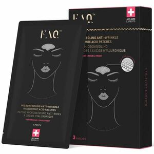 FOREO Mikrojehličkové náplasti na čelo proti vráskám s kyselinou hyaluronovou FAQ (Microneedling Anti-Wrinkle Hyaluronic Acid Patches) 3 ks obraz