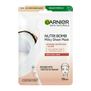Garnier Textilní pleťová maska s kokosovým mlékem pro suchou pleť Skin Naturals (Milky Tissue Mask) 28 g obraz
